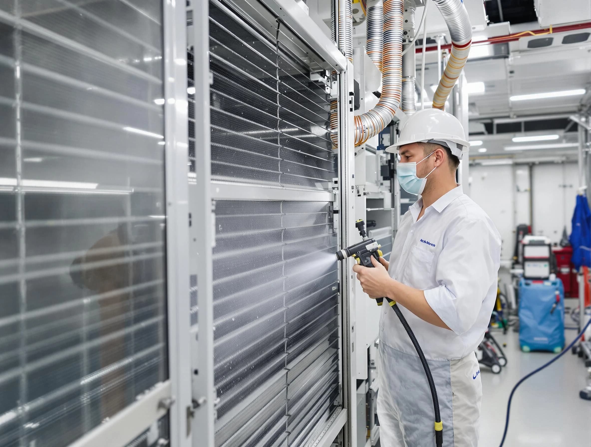 Professional AC coil cleaning by Hoover Air Duct Cleaning in Hoover