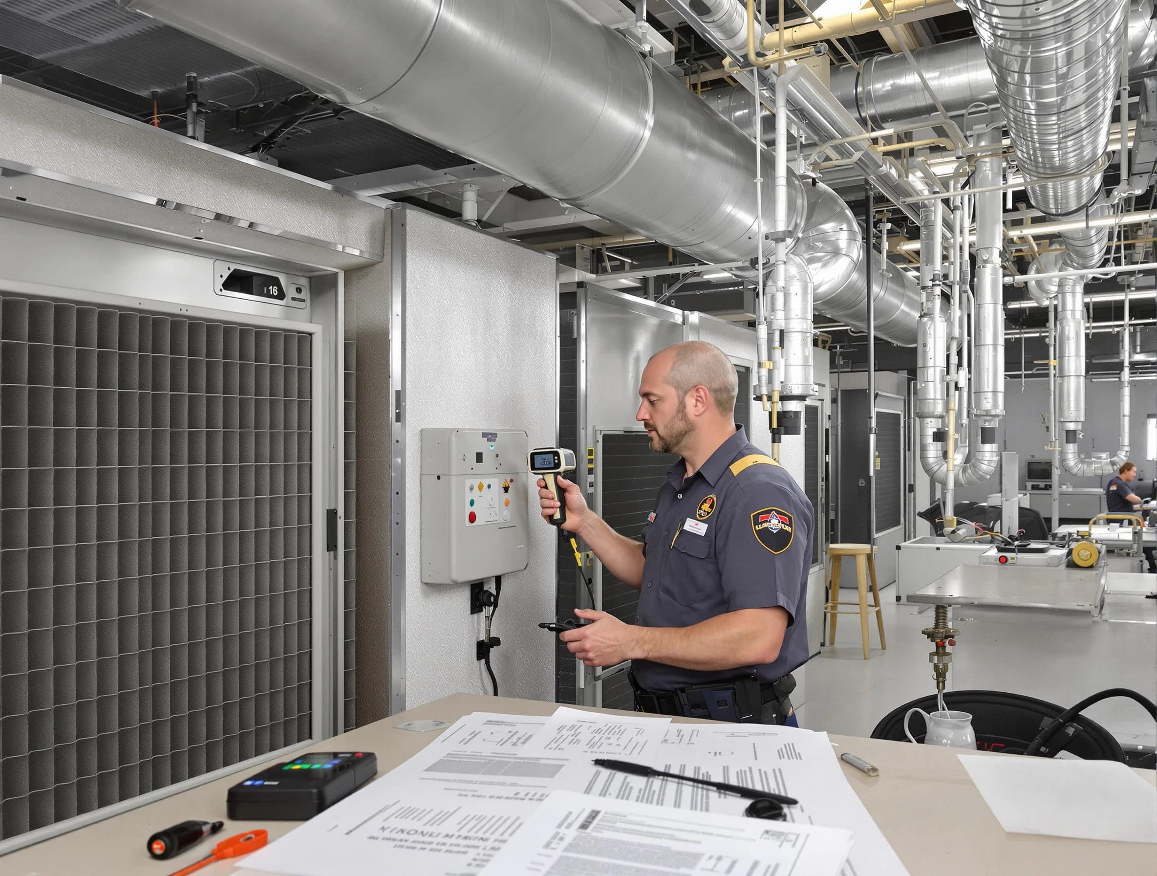 Professional filter system inspection by Hoover Air Duct Cleaning in Hoover