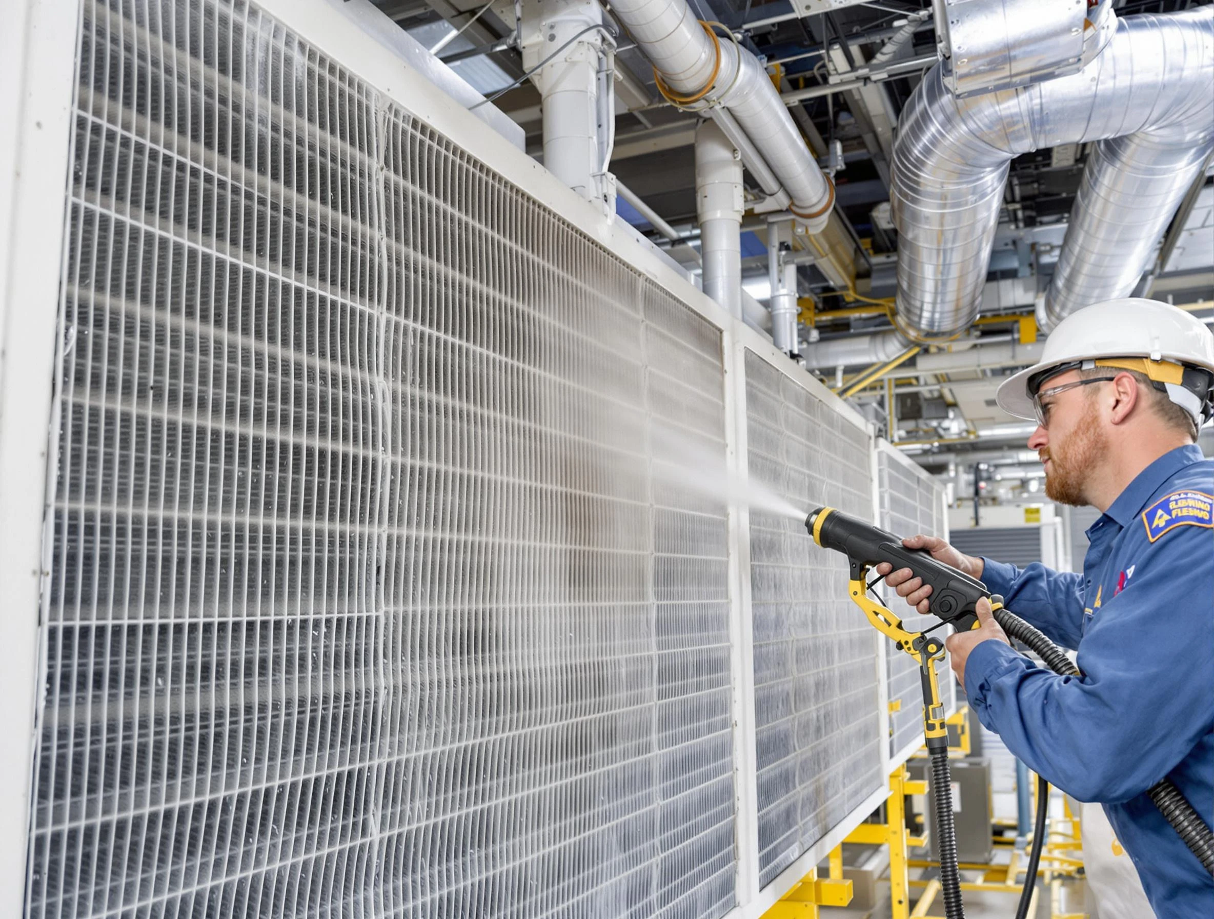 Professional commercial coil cleaning by Hoover Air Duct Cleaning in Hoover