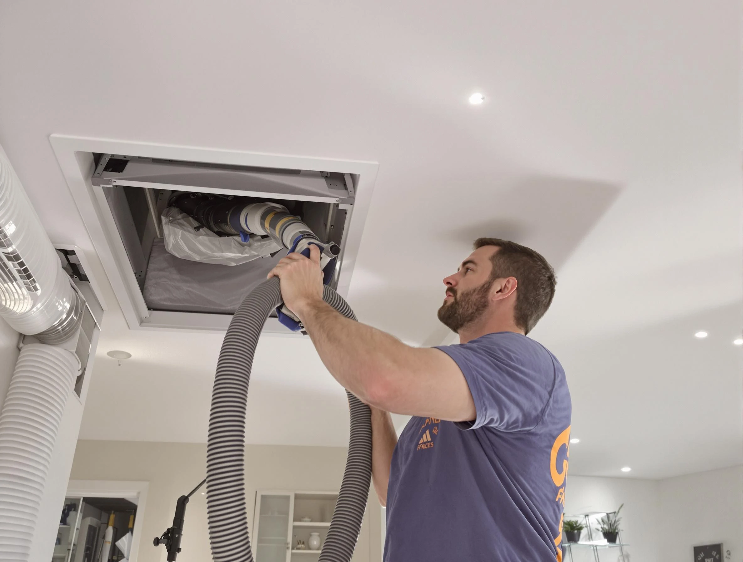 Precision indoor duct cleaning by Hoover Air Duct Cleaning in Hoover